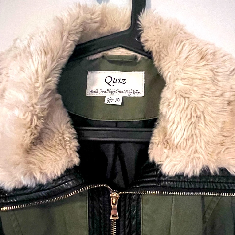 Mixed Material Jacket - Picture 7 of 7